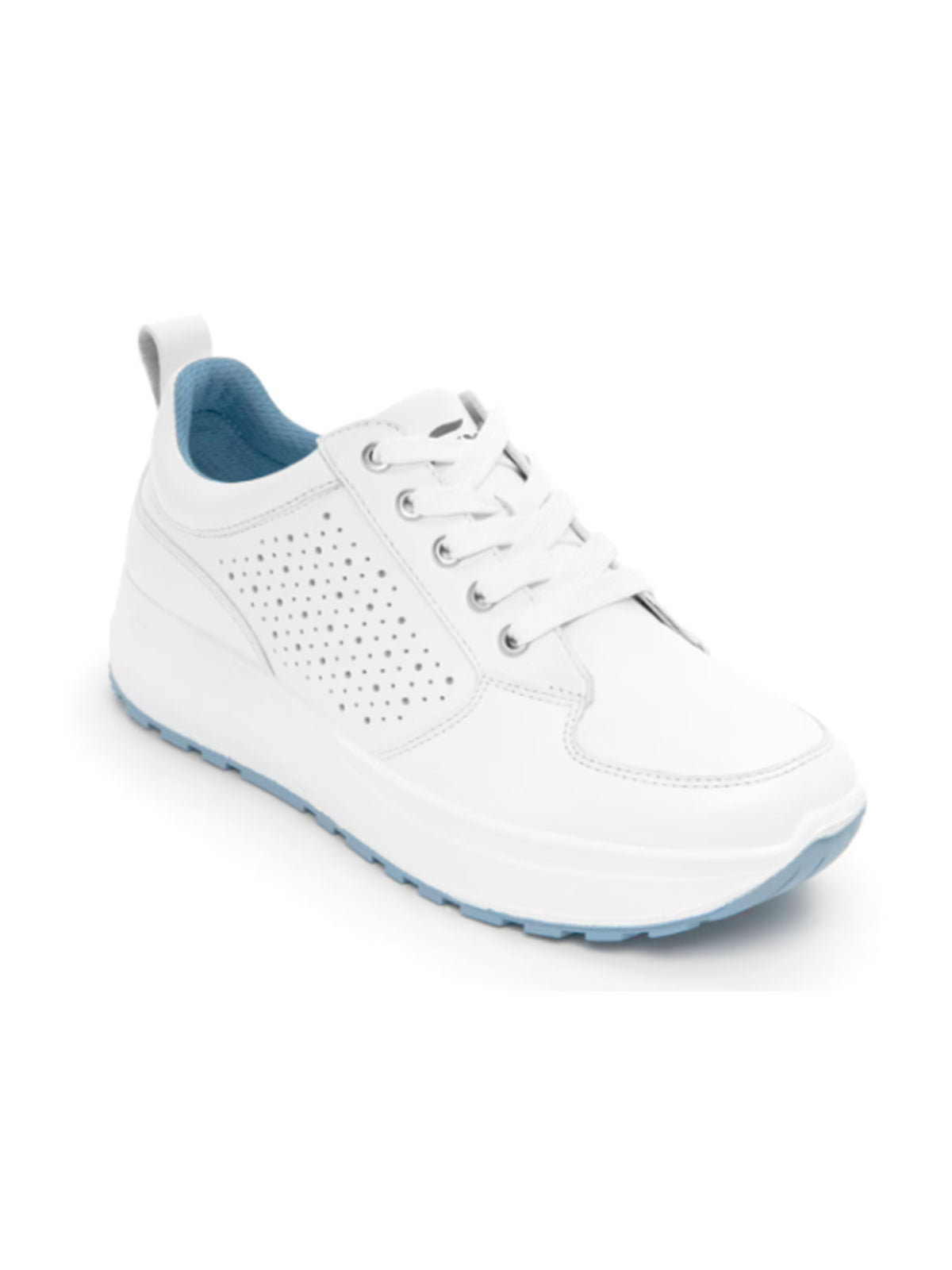 Tenis Casual Flexi Para Dama Modelo 117205 Blanco