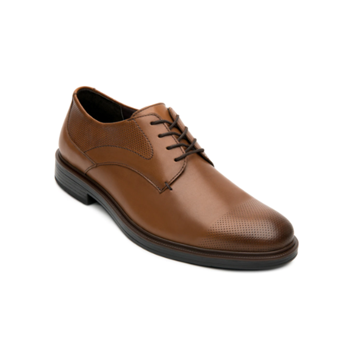 Zapato de Vestir Flexi Para Caballero Modelo 400111 Tan