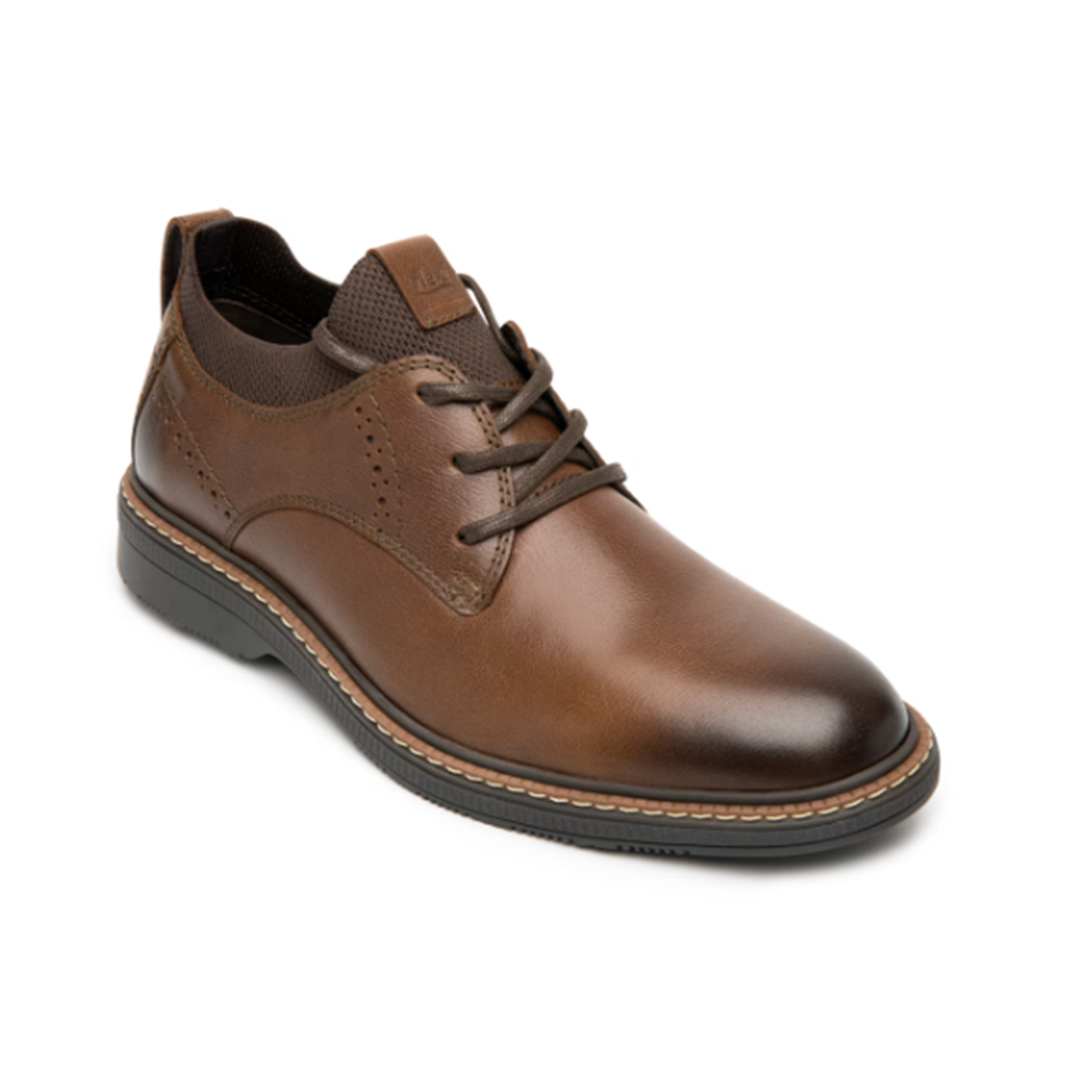 Zapato Casual Flexi Para Caballero Modelo 412801 Tan