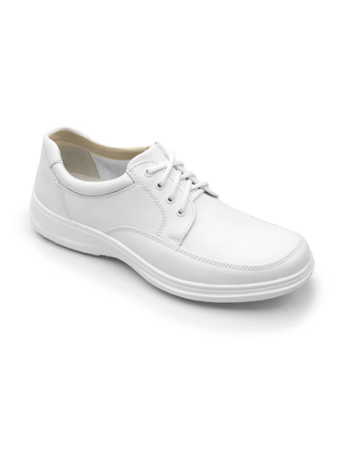 Zapato de Servicio Flexi Para Caballero Modelo 63202 Color blanco