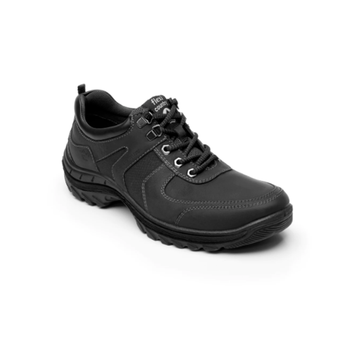 Zapato Casual Flexi Para Caballero Modelo 66513 Negro